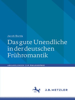 cover image of Das gute Unendliche in der deutschen Frühromantik
